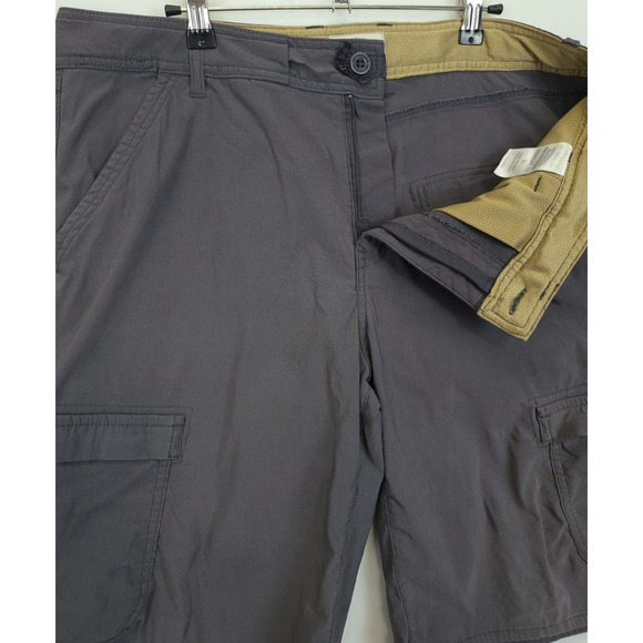 Weatherproof Cargo Utility Shorts Zip Pockets Men 36 Gray Techwear Normcore - Picture 11 of 11